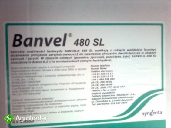 Banvel 480 SL- 400ZŁ;Milagro 040SC -350 ZŁ - zdjęcie 1