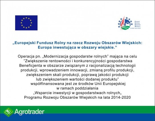 Tablica unijna informacyjna PROW 2014-2020 dotacje ARiMR eu pamiątkowa - zdjęcie 1