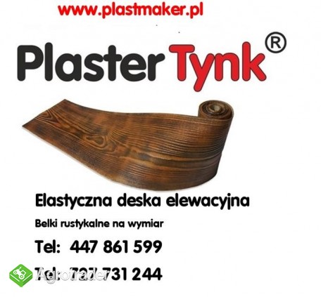 HIT, PROMOCJA PlasterTynk- elastyczna deska elewacyjna  