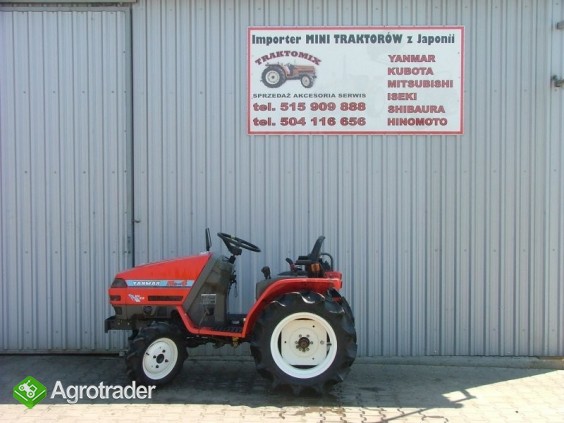 Mini Traktorek YANMAR Ke-4D kubota 14,5KM 4x4